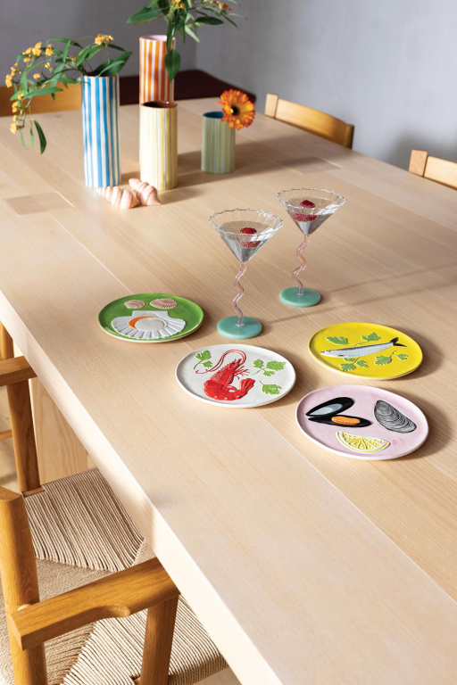 &klevering De la mer gebaksbordje Ø16 set van 4