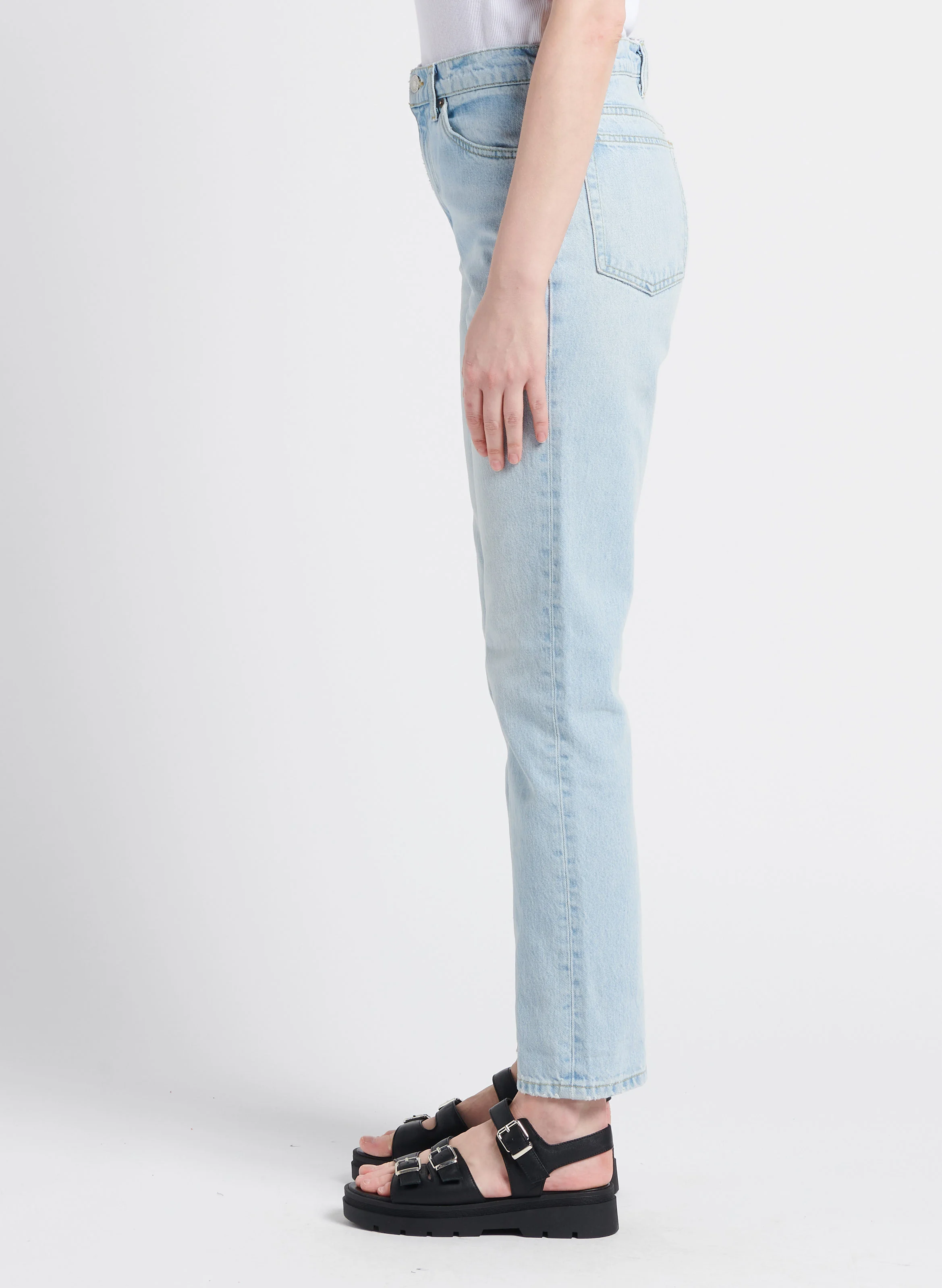 70S STRAIGHT - Jean droit en coton | Jean Délavé