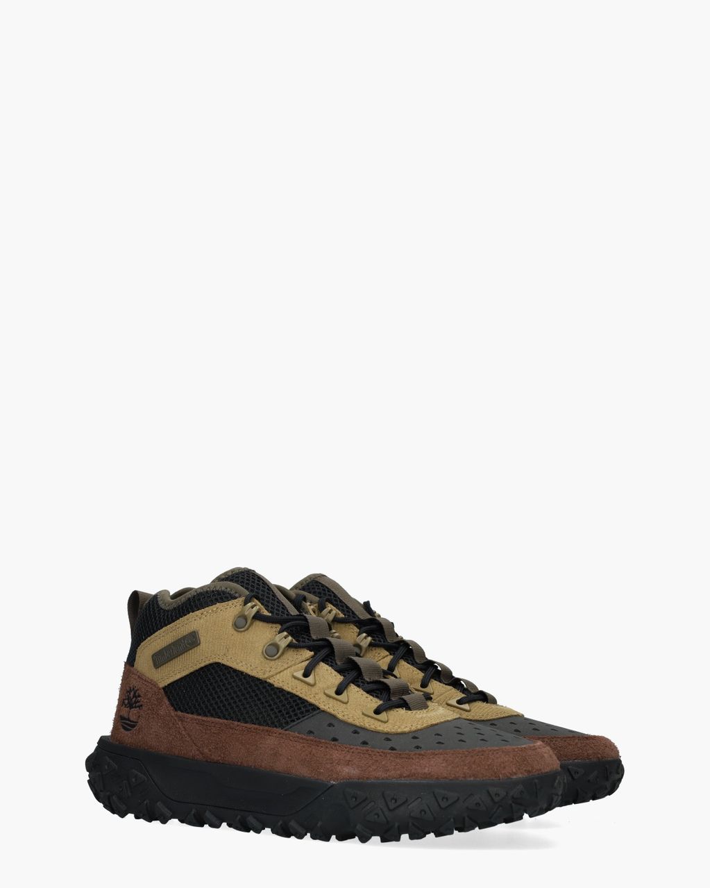 Timberland GreenStride Motion 6 Sneaker Zwart/Bordeauxrood Heren Veterboots