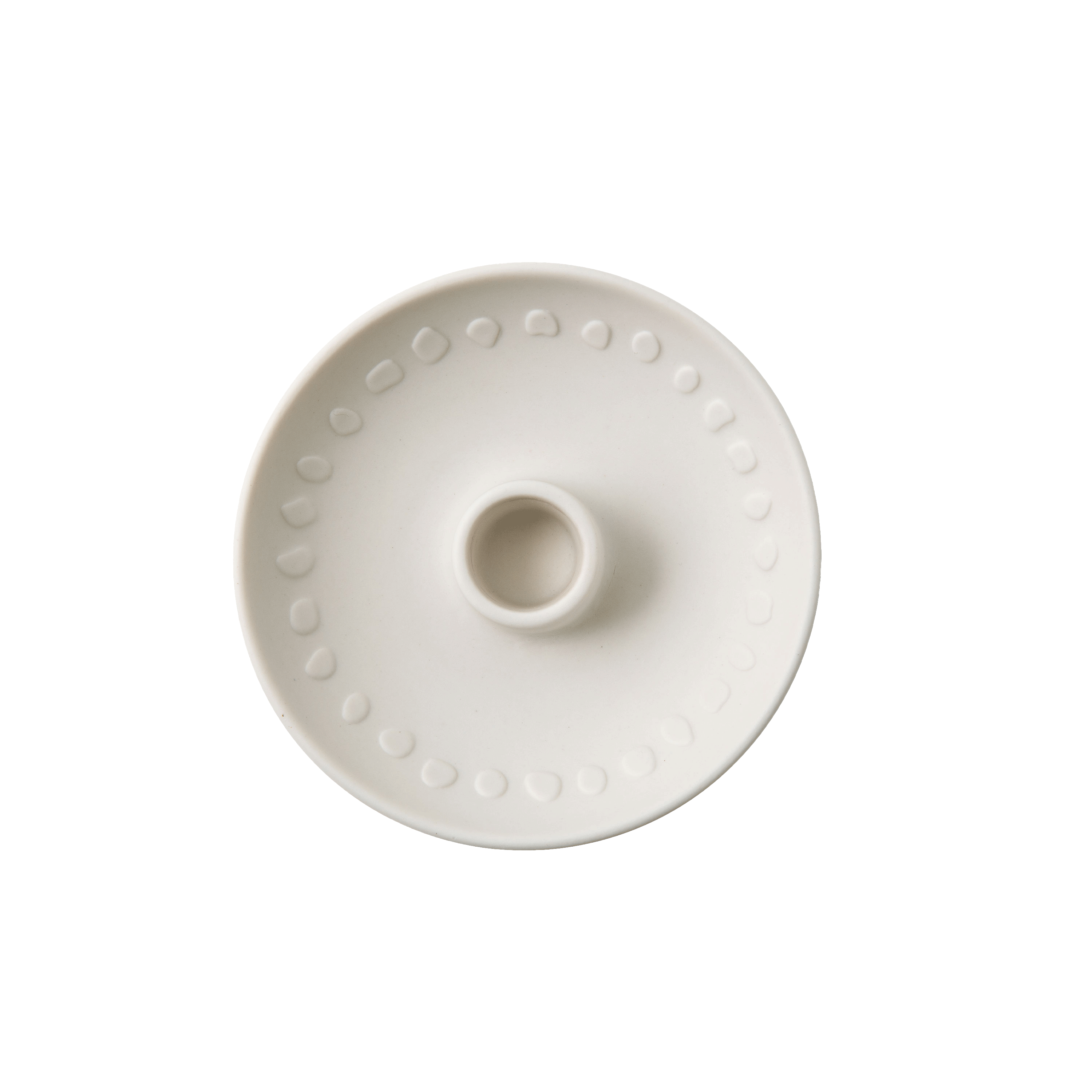 It's my home Candlestick holder White, 4.7'' x 1.2'', Premium Porcelain