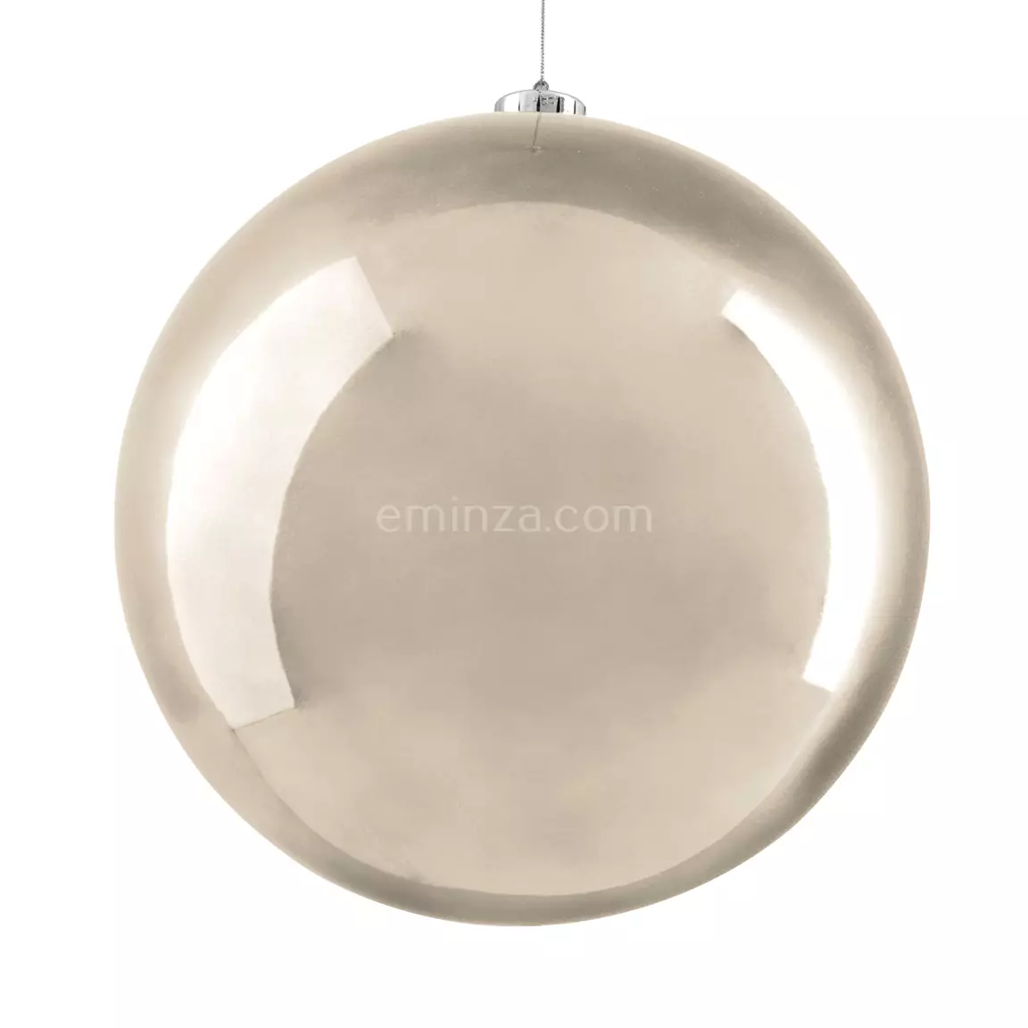 Boule de Noël (D140 mm) Alpine Perle