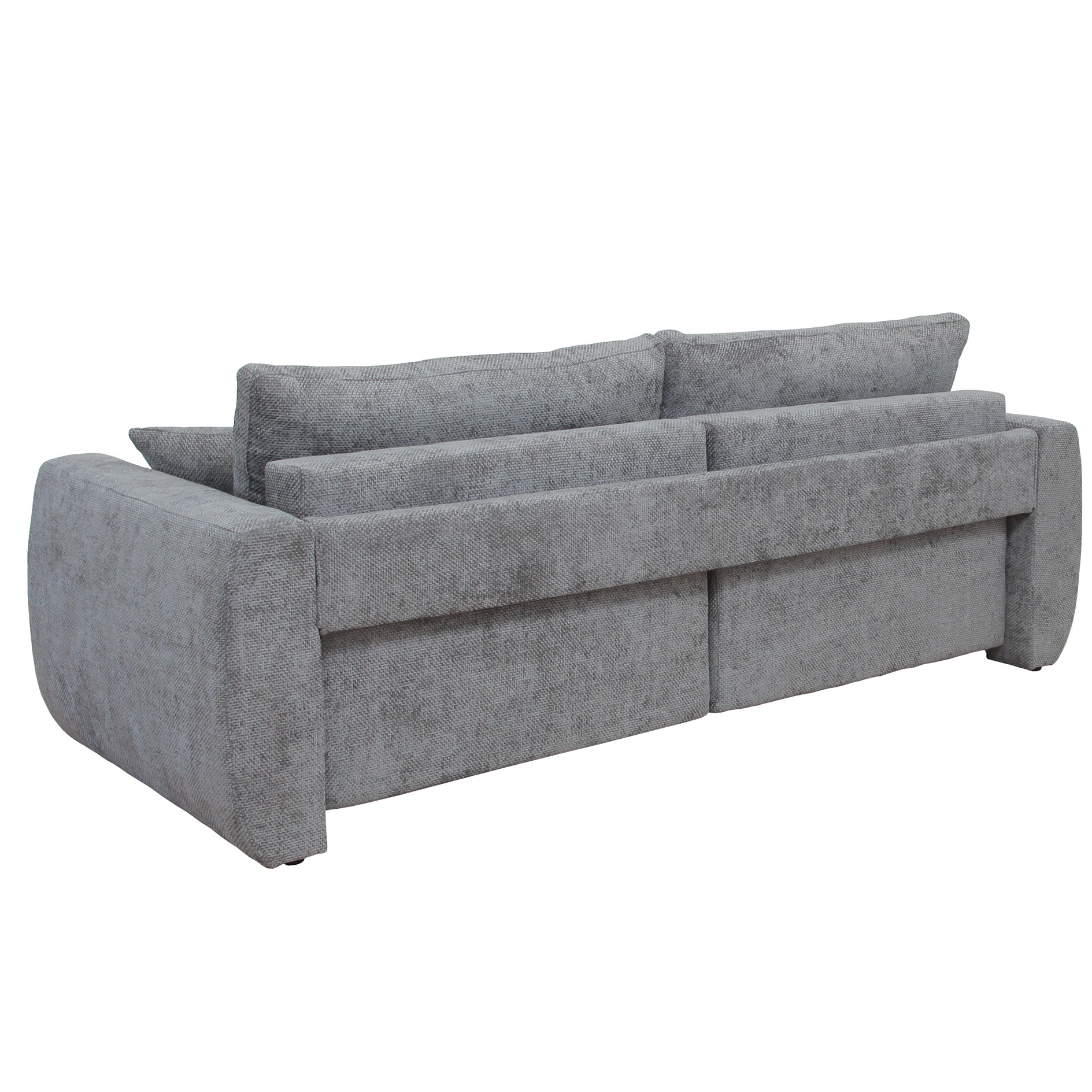 Big Sofa - grau - mit Staukasten und Liegefunktion - 245 cm