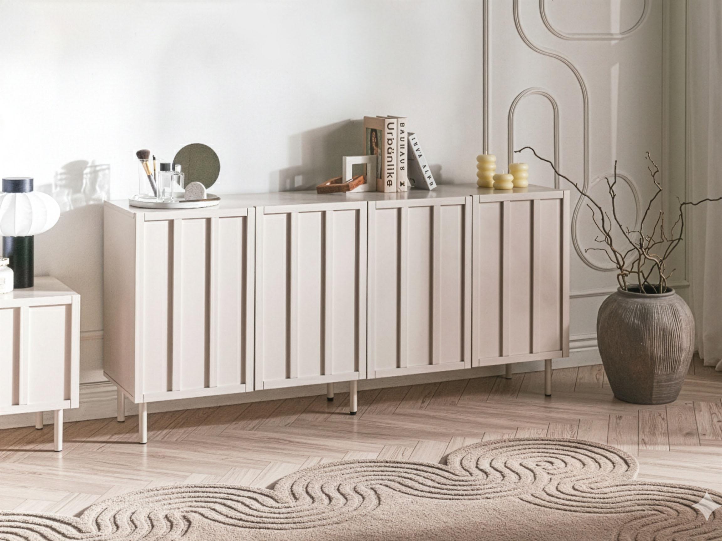 Dressoir CLUNES Lichtbeige