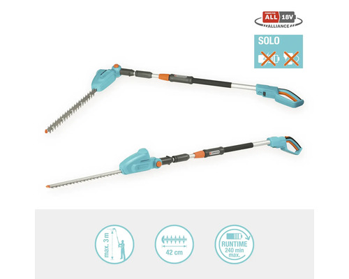 GARDENA THS 42/18V (Power for All) accu-heggenschaar zonder accu en lader