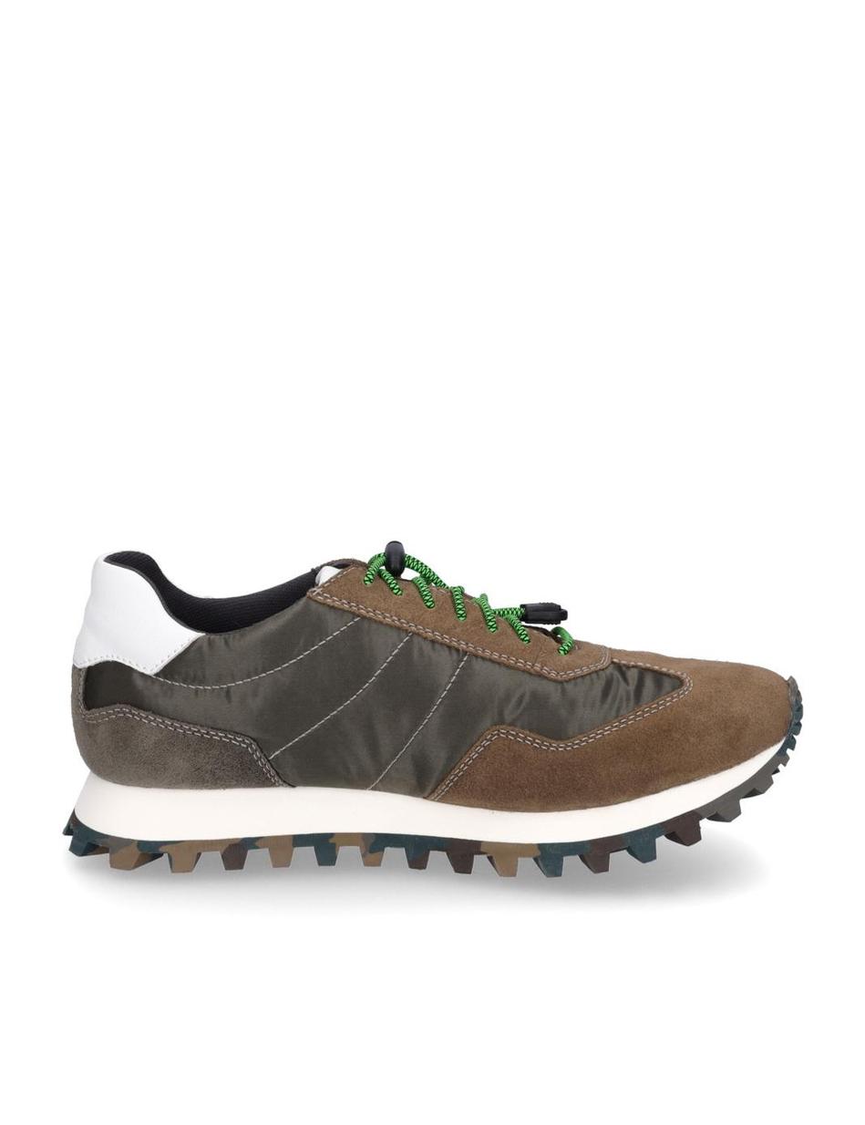 Sneaker Clyde 01, taupe-oliv