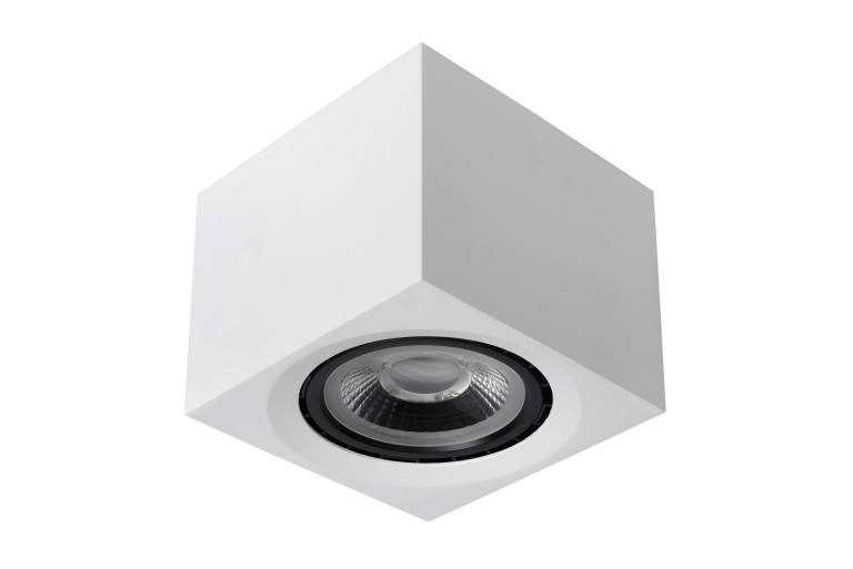 Lucide Fedler 1 spot LED dim to warm vierkant zwart