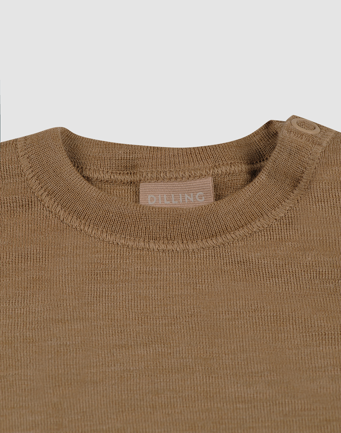 Romper met korte mouw van merinwol/zijde voor baby's -