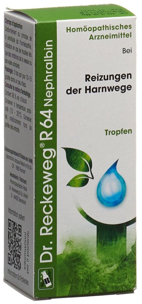 RECKEWEG R64 Nephralbin<br>50 ml, Flasche, Tropfen zum Einnehmen, Flüssigkeit