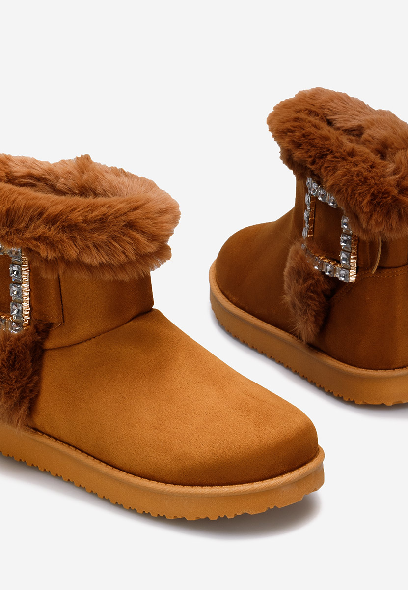 Bottes courtes femme chameau Noranda V2