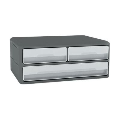 CEP MoovUp GreenSpirit - Module 2 petits tiroirs + 1 grand - gris