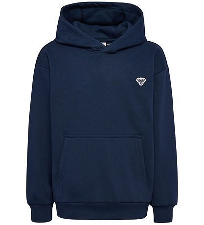 Hummel H?ttetr?je - hmlJr - Loose Hoodie - Dress Blue