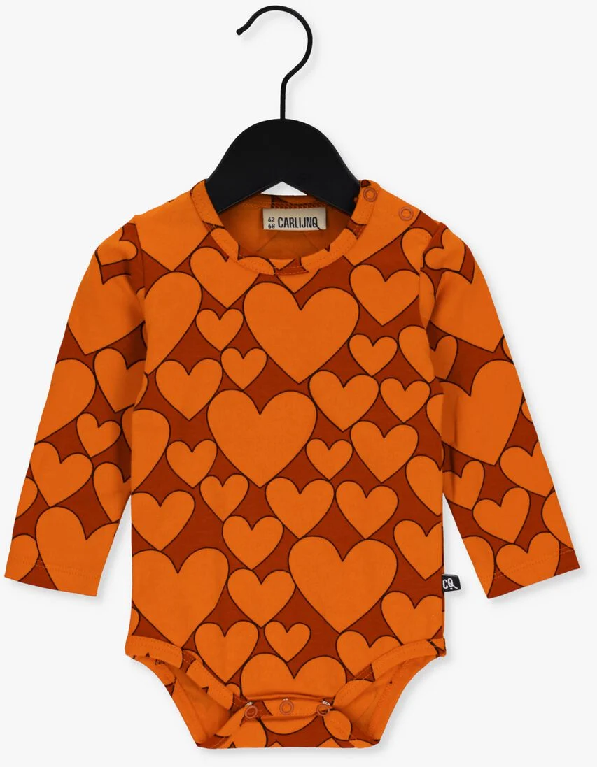 CARLIJNQ oranje carlijnq  hearts - bodysuit longsleeve