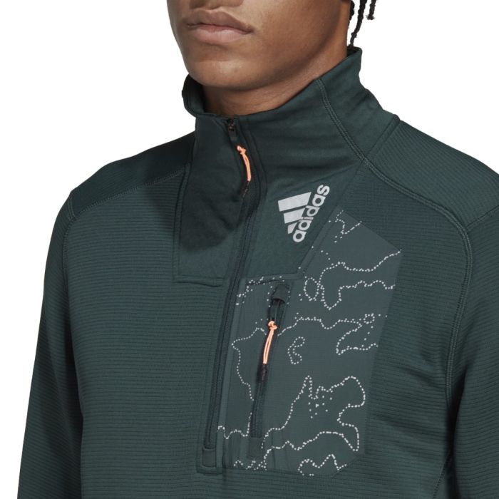 adidas Herre Trøjer X-City 1/4 Zip Grøn
