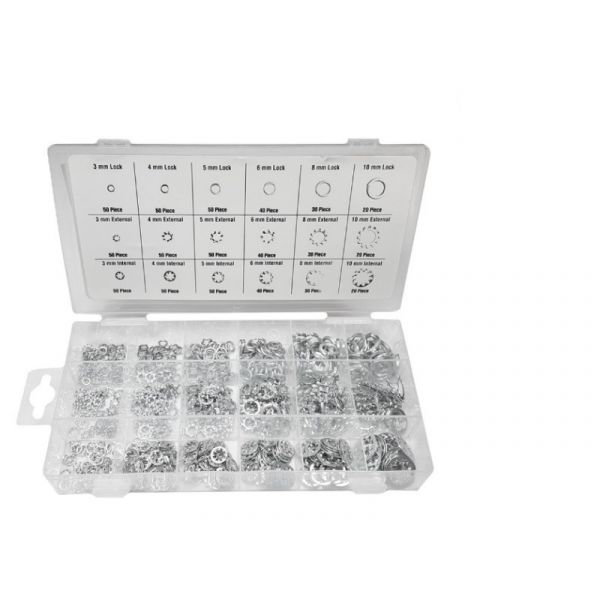 Kit 720 Anilhas Estriadas - Vários Tamanhos - MI19984