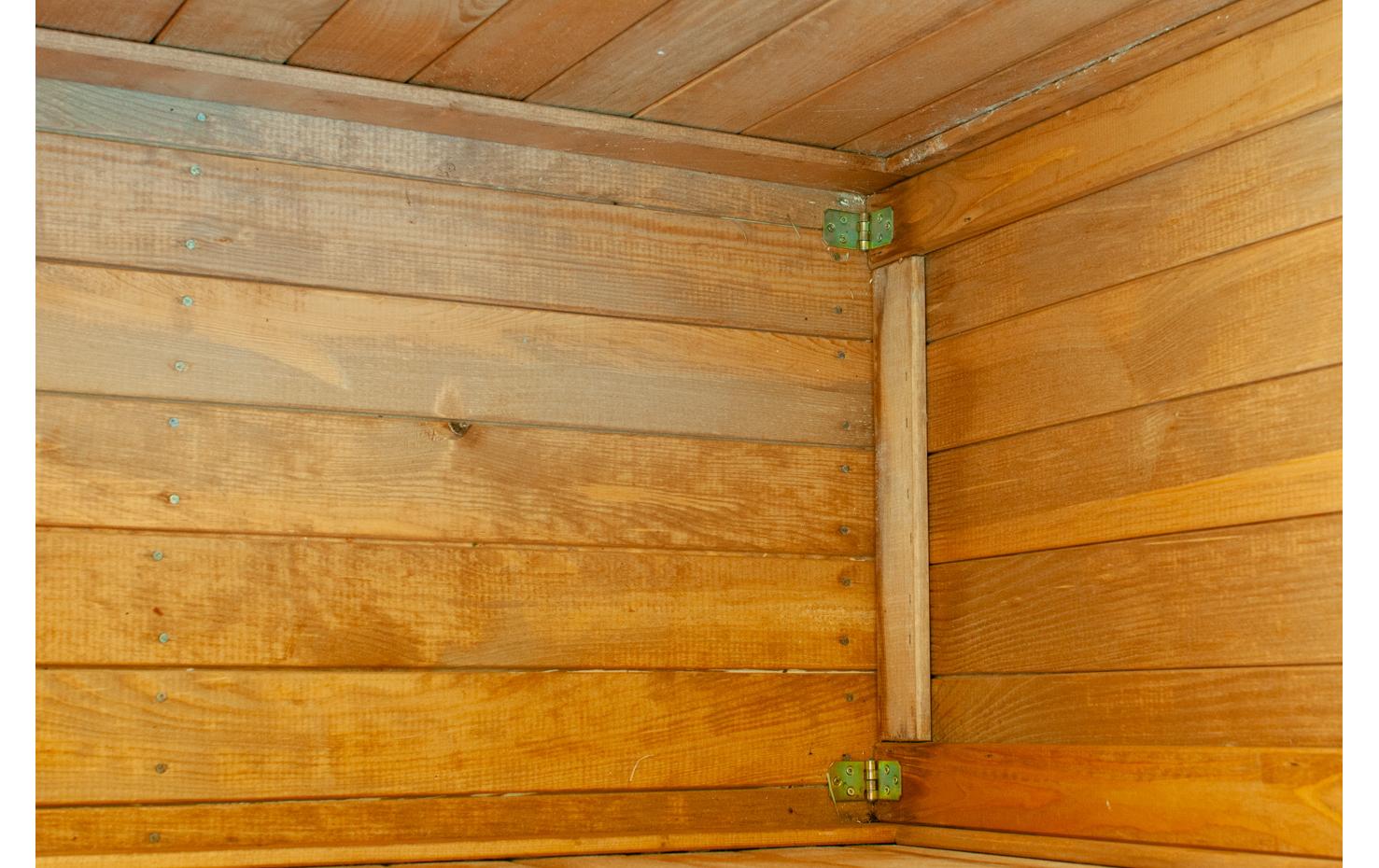 Gerätetruhe Braun lasiert<br>Aufbewahrungskiste / Gartenbox