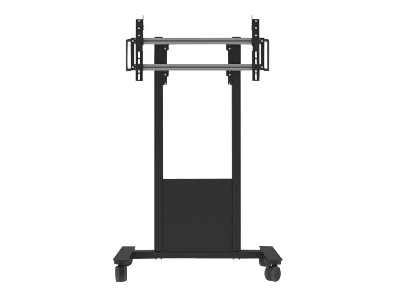 SMS Func Mobile - Vogn med hjul - for LCD display / notebook - sort - skærmstørrelse: fra 46