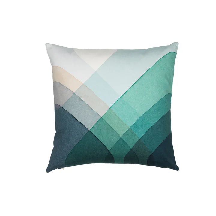 Vitra - Herringbone Kissen, 40 x 40 cm, blau