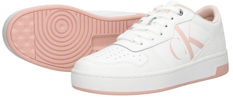 Calvin Klein Cupsole Laceup Basket Low LTH wit