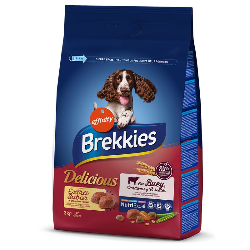Brekkies Delicious bœuf