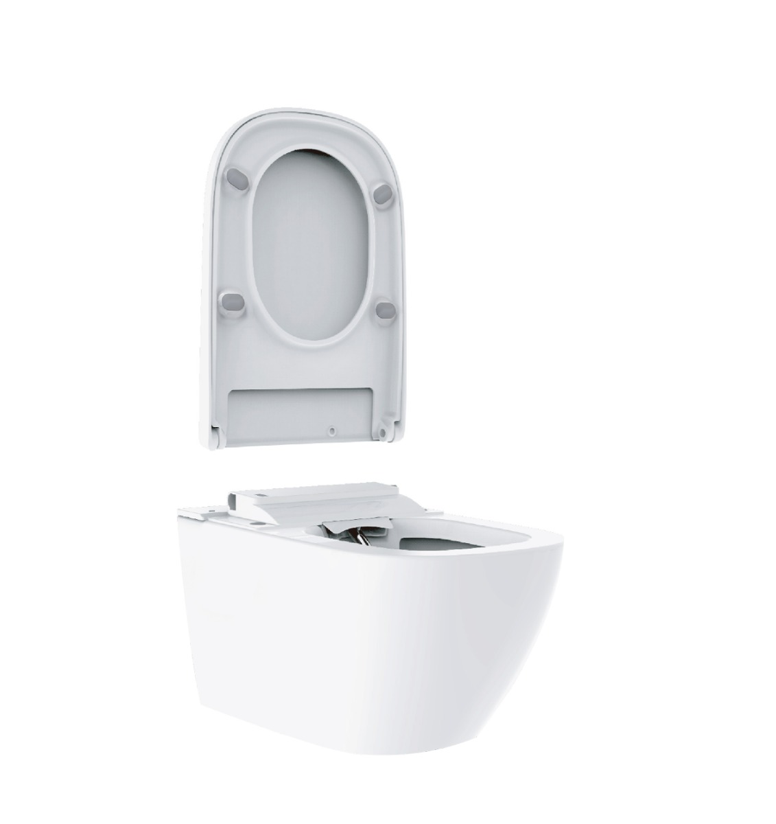 Mueller Afesta randloze douche-wc inclusief zitting
