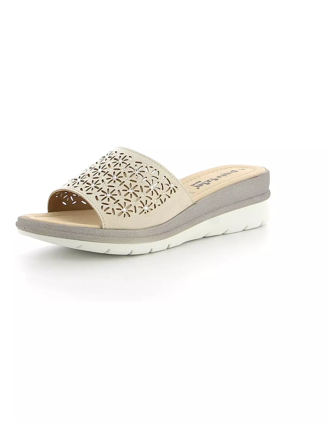 PATRIZIA PAVA 1443 BIC / BEIGE - Mules & sabots Beige