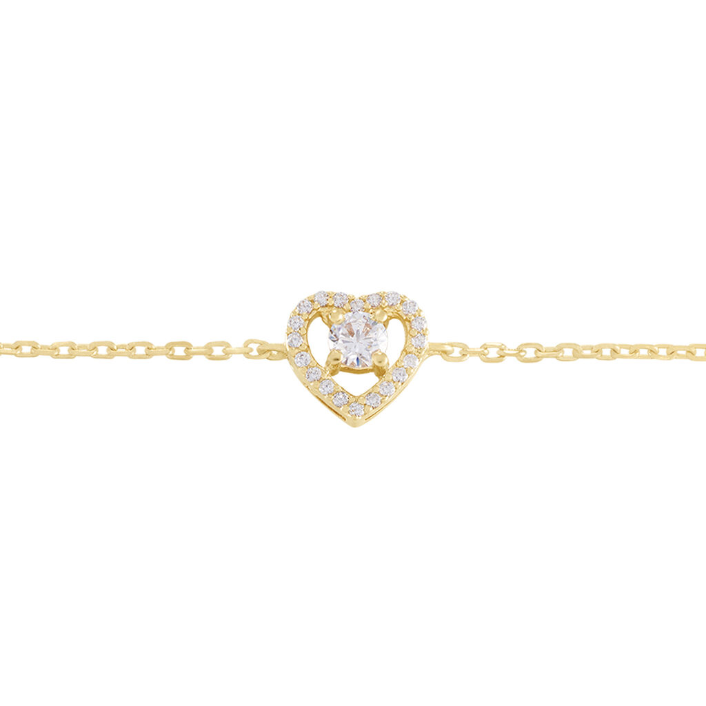 Bracelet Alais Plaqué Or Oxyde De Zirconium