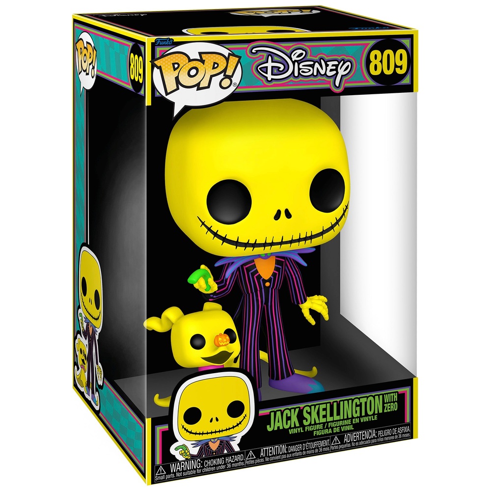 POP! Vinyl 809: The Nightmare Before Christmas Jack Skellington mit Zero