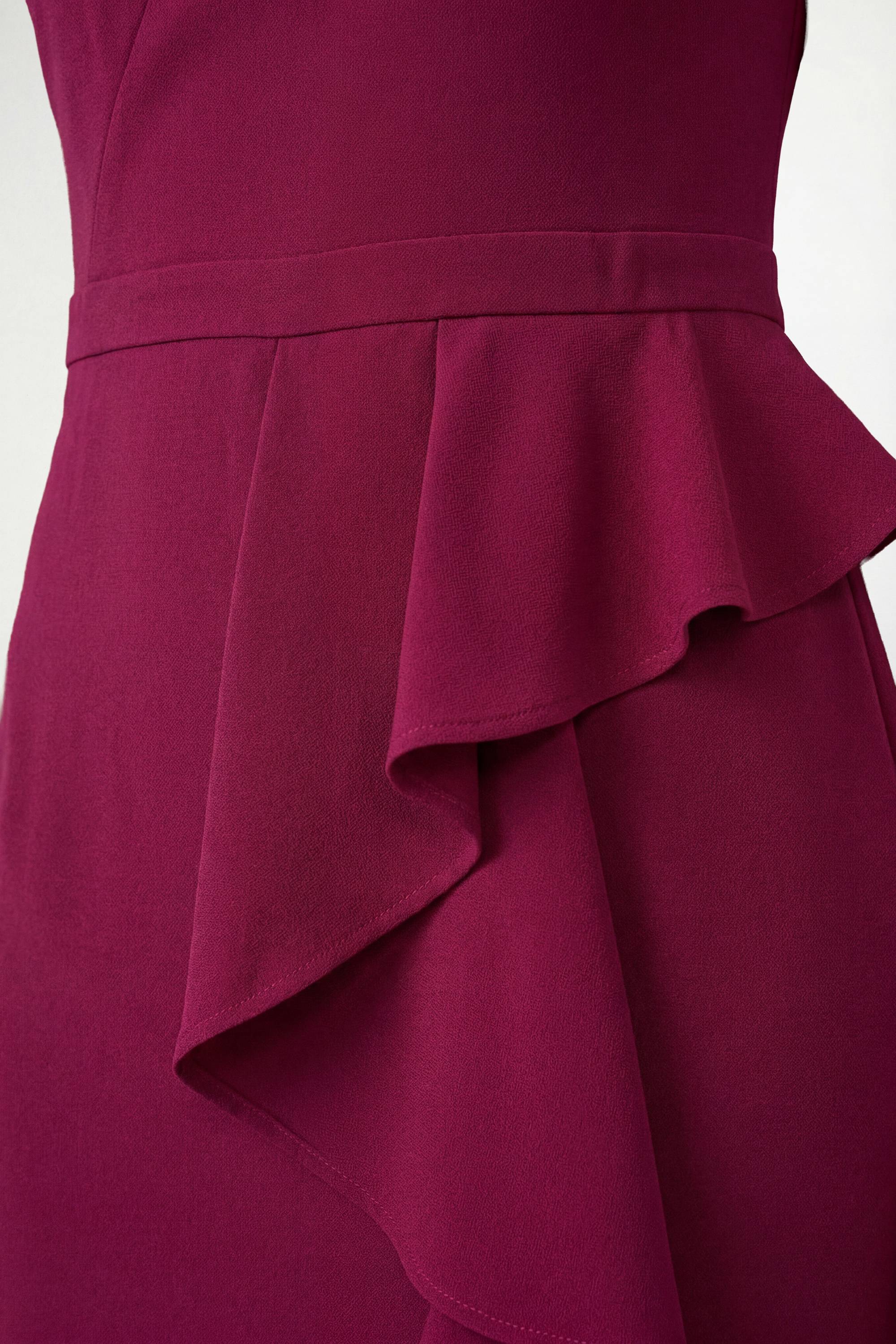 Wallis Robe Midi Plissée À Volants En Crêpe Petite