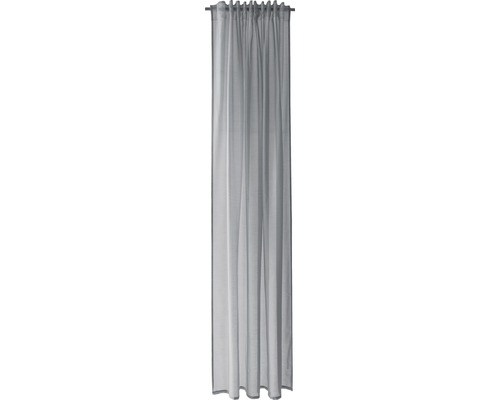 Gordijn met universele band, grijs, 140x245 cm