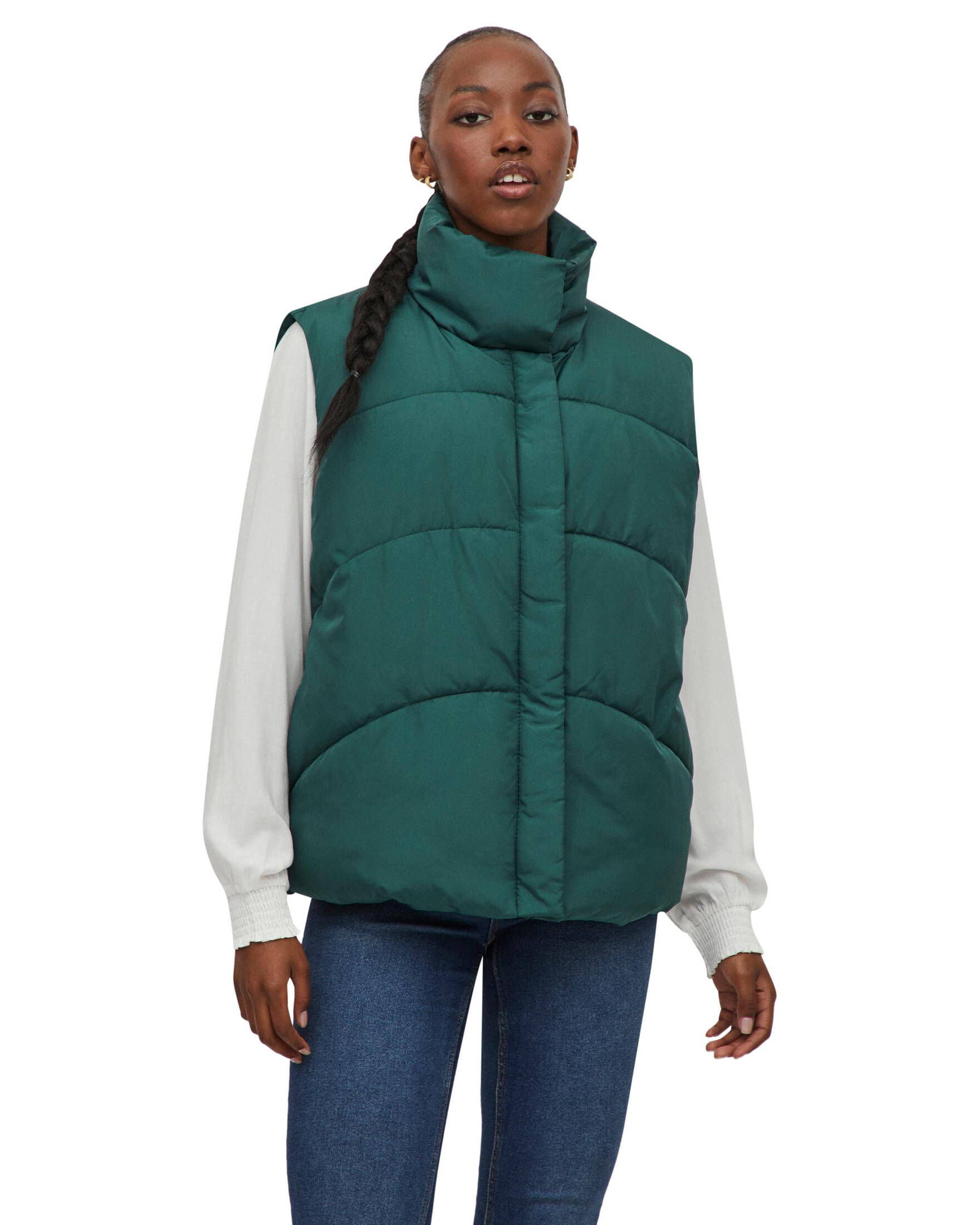 Vila| Damen Steppweste VINILLY SHORT QUILTED WAISCOAT