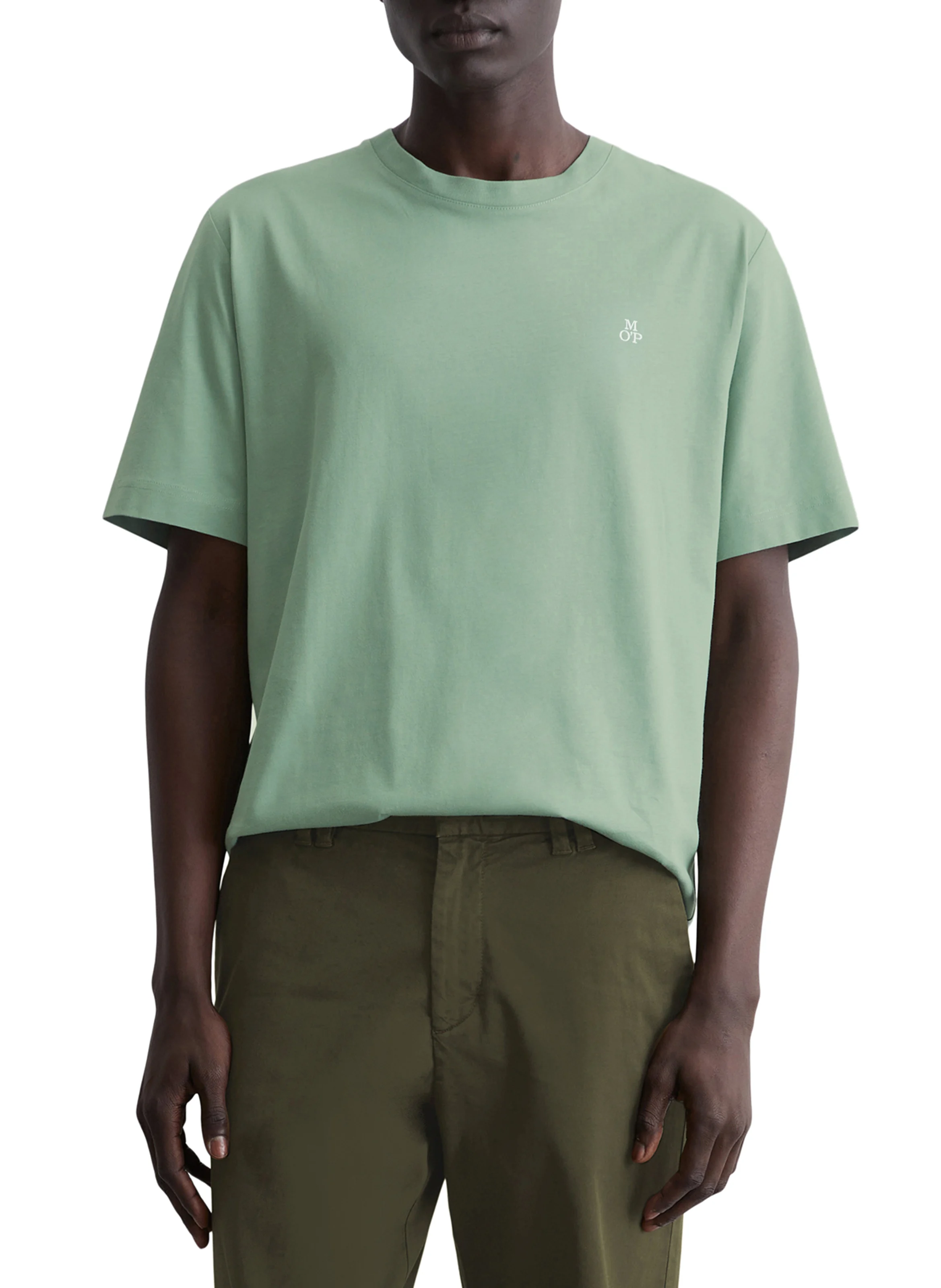 Tee-shirt droit en coton | Vert