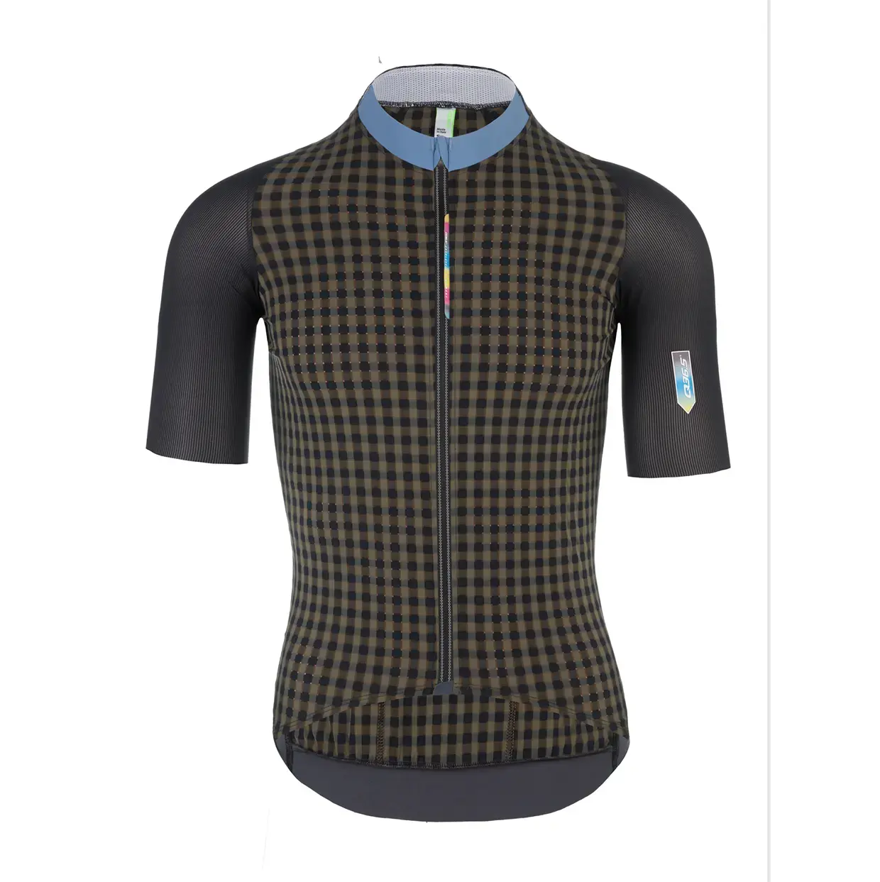 Q36.5 Clima Fietsshirt Korte Mouwen Olijfgroen Heren