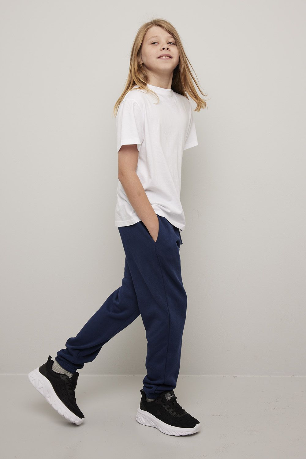 Joggebukse loose fit med lommer