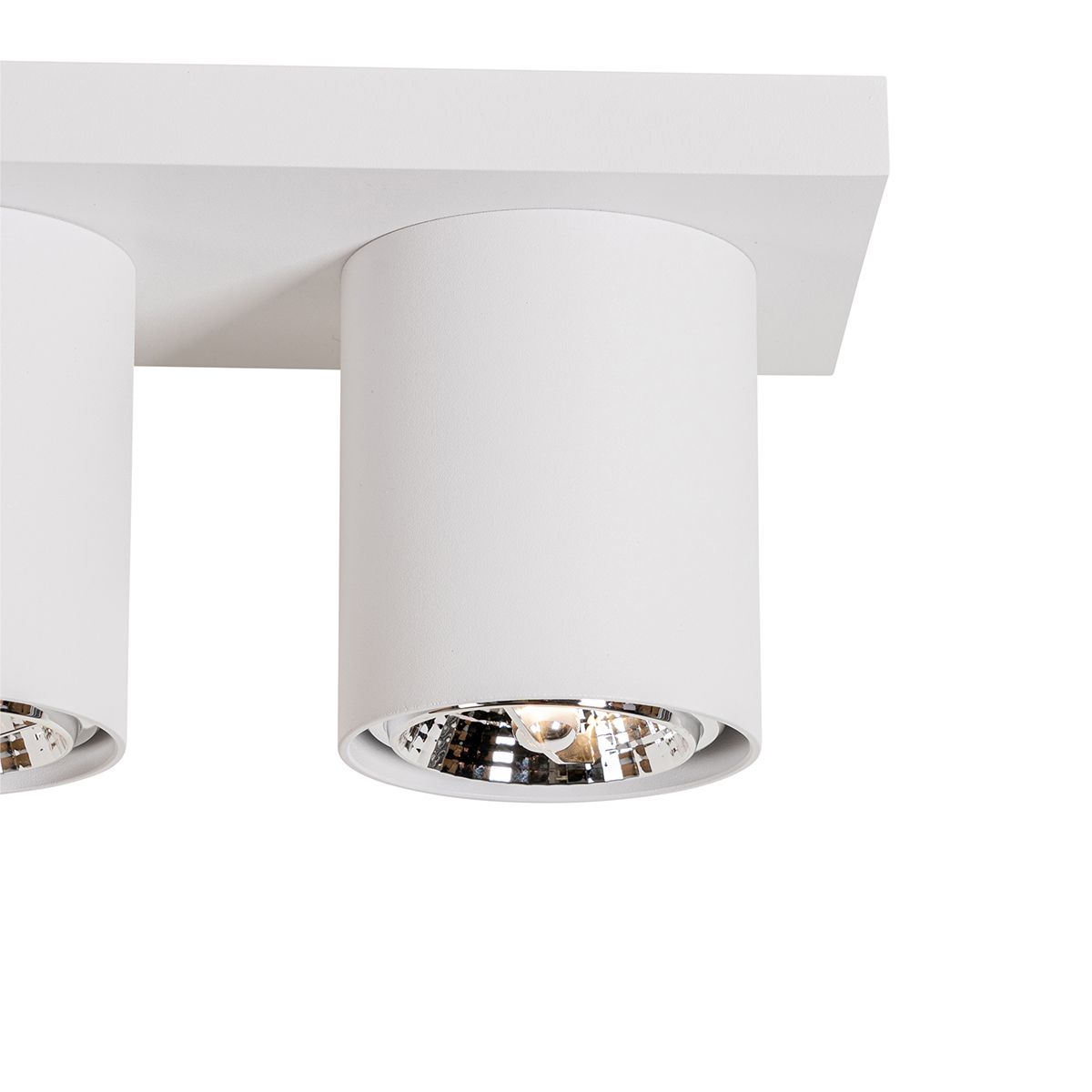 Moderne plafondspot wit 3-lichts - Tubo