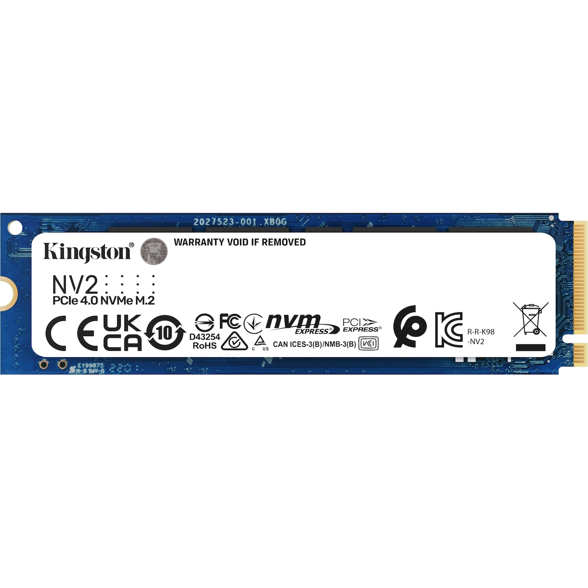 Kingston NV3 M.2 NVMe Gen 4 intern SSD (500GB)