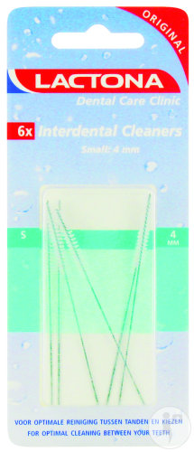 Lactona Brosse Interdentaire 4mm Small 6 Pièces