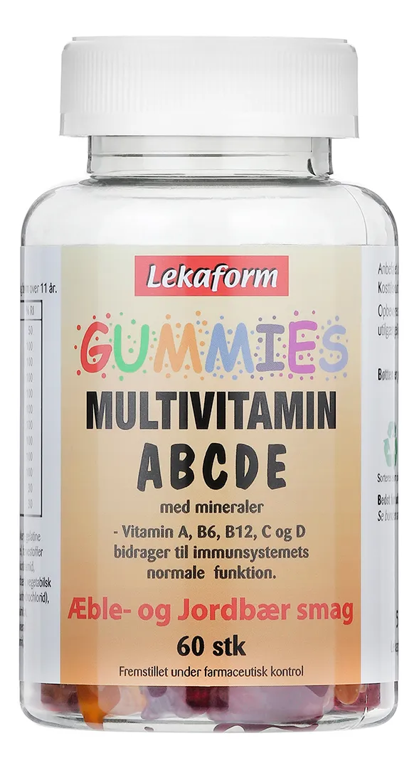 Lekaform Gummies Multivitamin ABCDE - 60 stk.