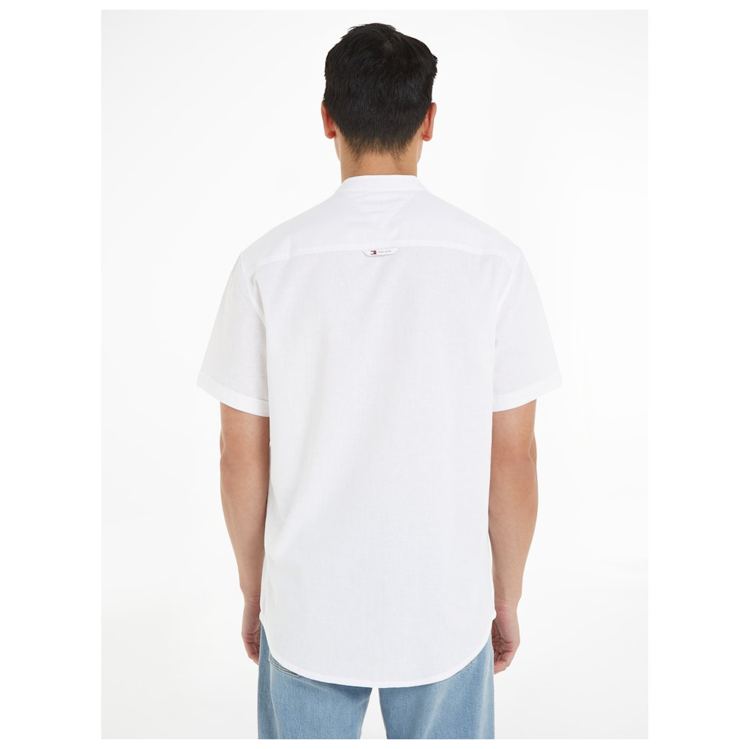 Tommy Jeans TJM REG MAO LINEN BLEND SS SHI