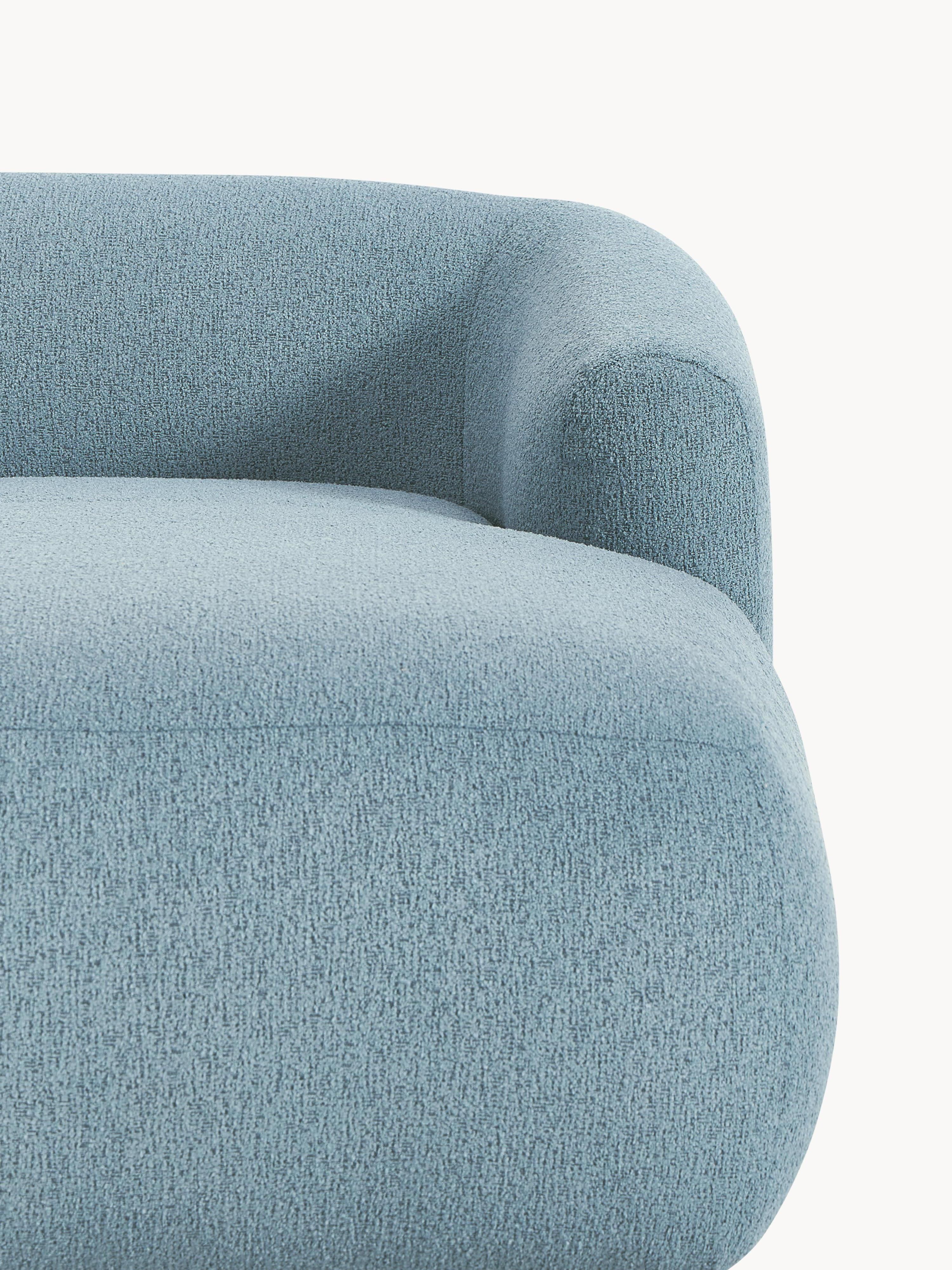 Chaise longue hoekmodule Sofia uit bouclé