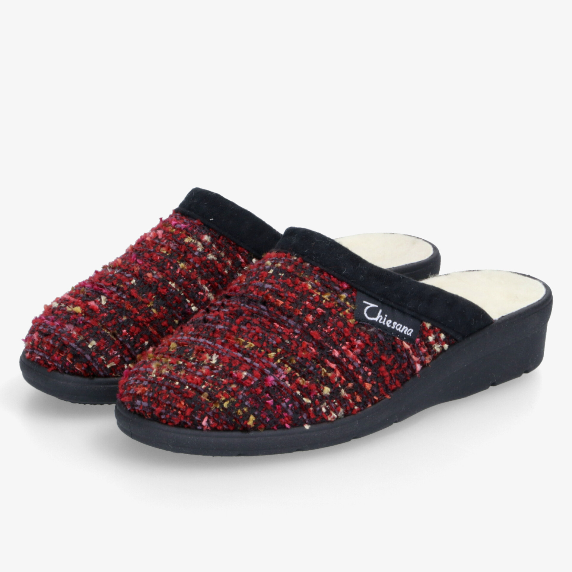 thiesana Damen Hausschuhe rot