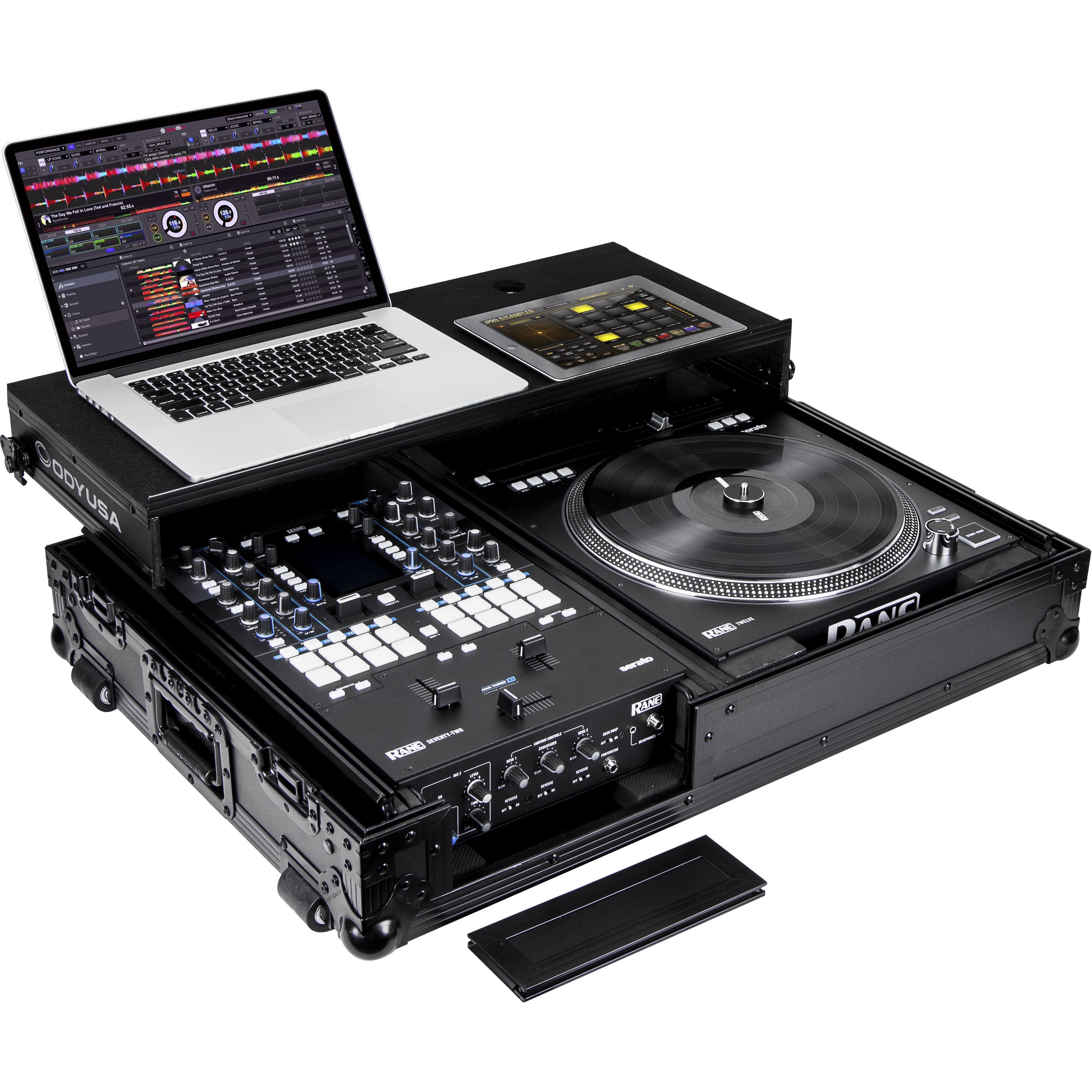 Odyssey FZGS1RA1272WBL voor Rane 72 x Twelve Black Label