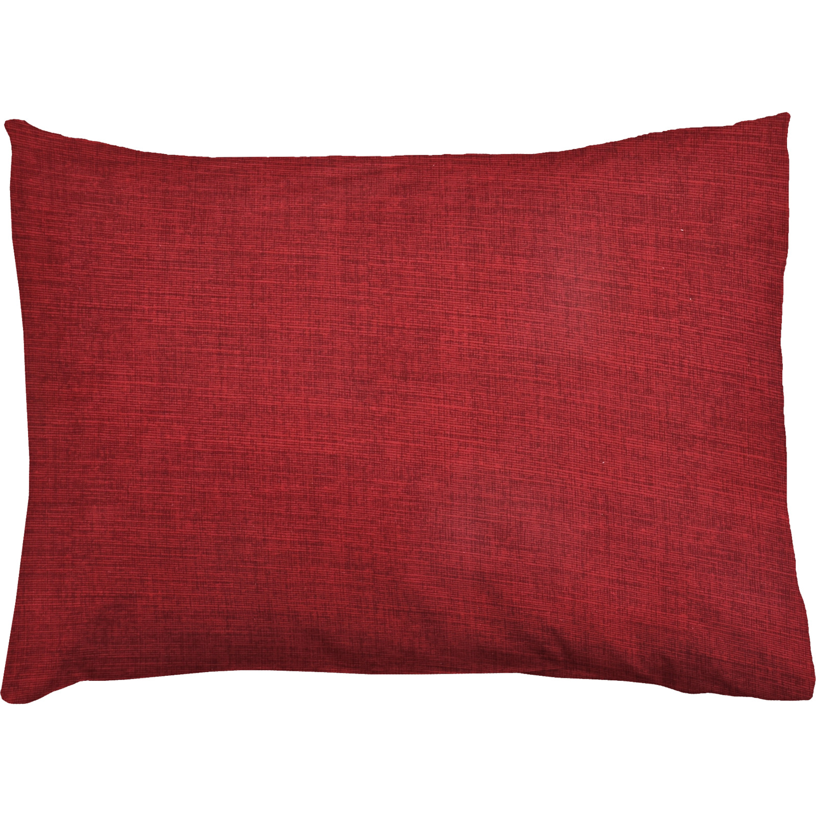 Bettwäsche Flanell Streifen/Monochrom rot