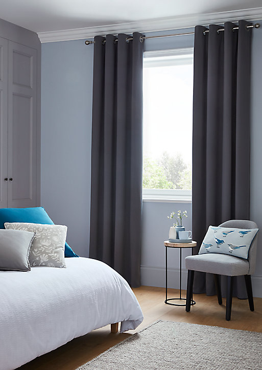 Coussin GoodHome Hiva gris 45 x 45 cm