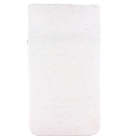 Dolce & Gabbana K?repose - 80 cm - Hvid m. Blå Logoer