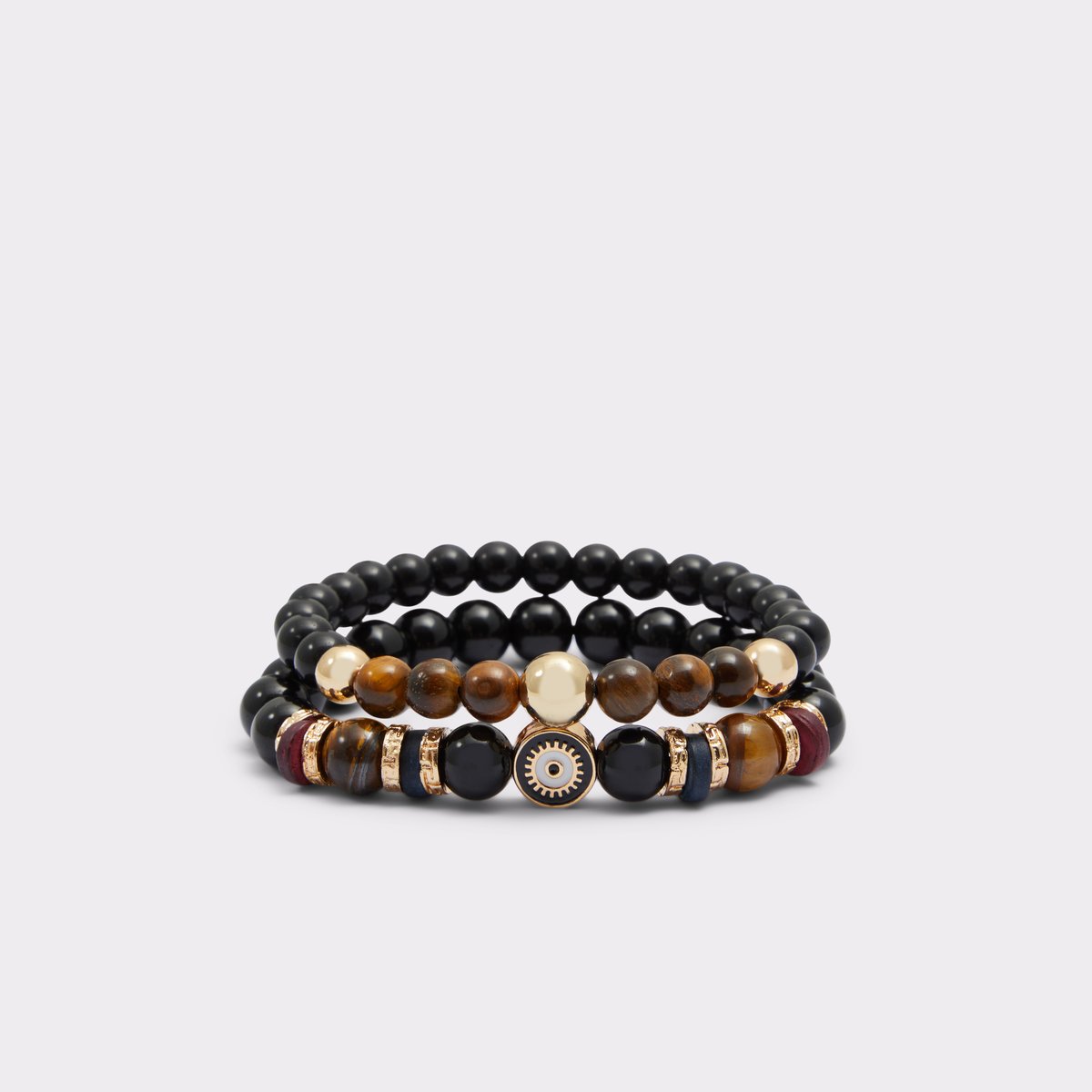 Waoven Black-Gold Multi Men Jewelry & Watches