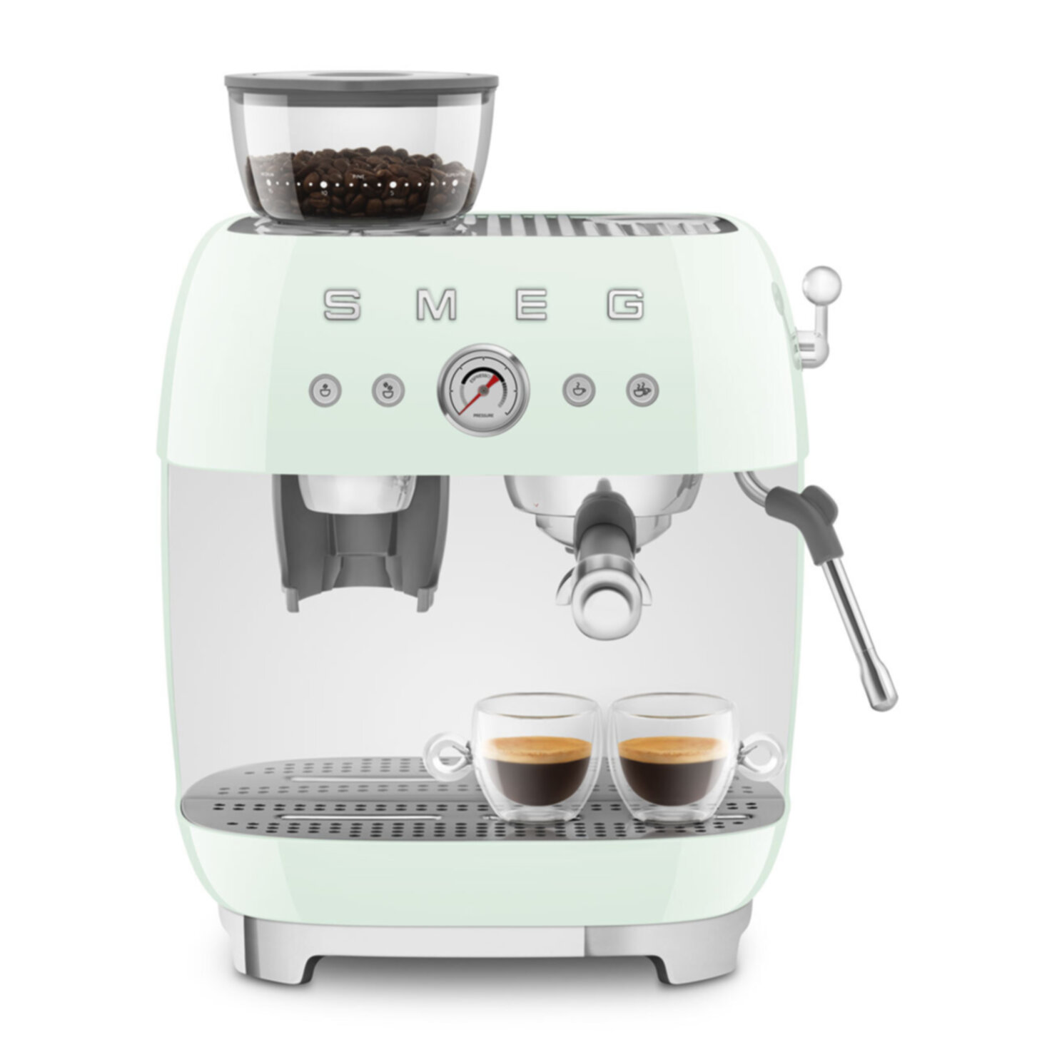 Smeg Espressomaschine EGF03PGEU Pastellgrün
