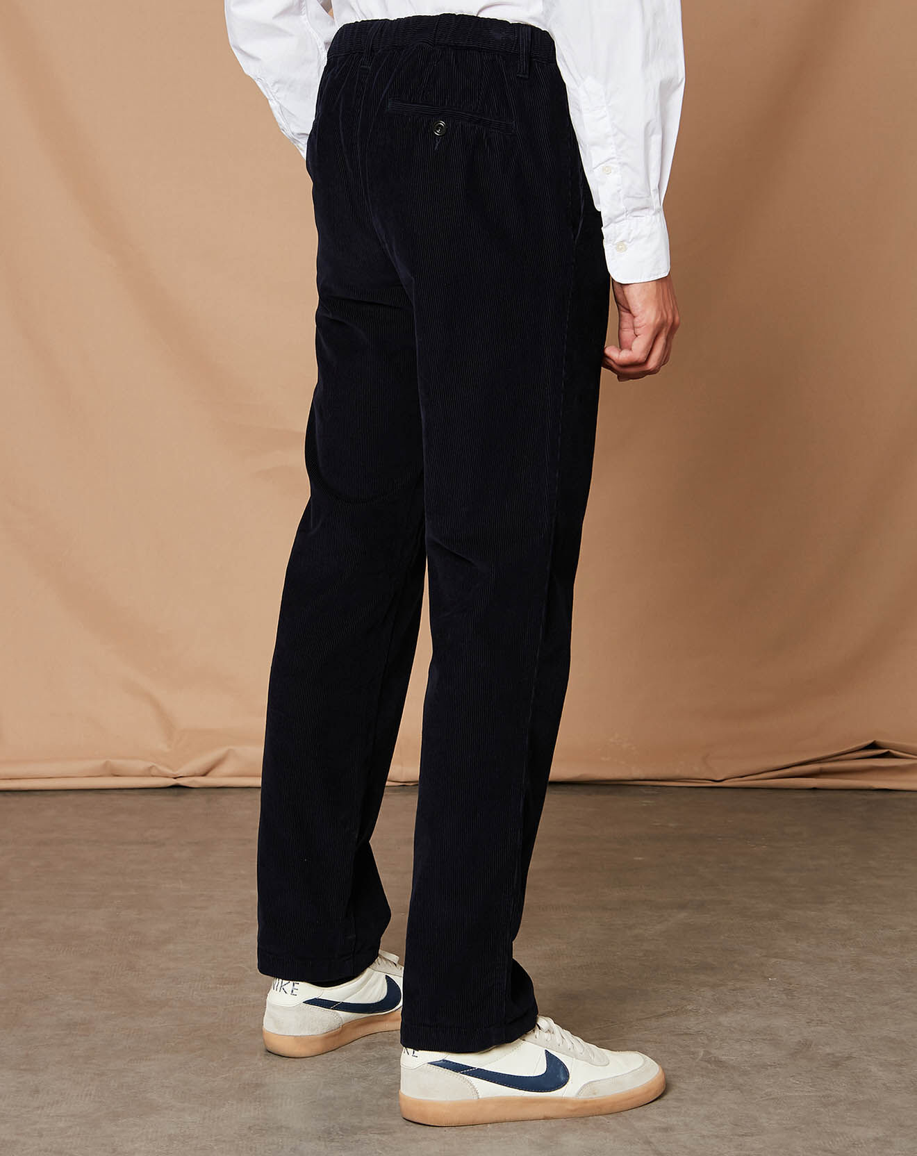 Hartford Pantalon en velours côtelé Tanker marine