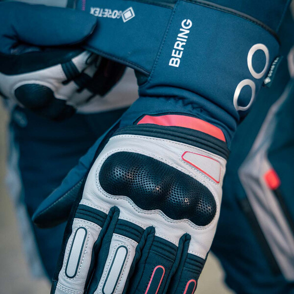 Bering - Gants Austral Gore-Tex® Navy / Gris / Rouge
