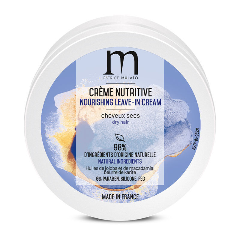 Crème nutritive sans rinçage pour cheveux secs