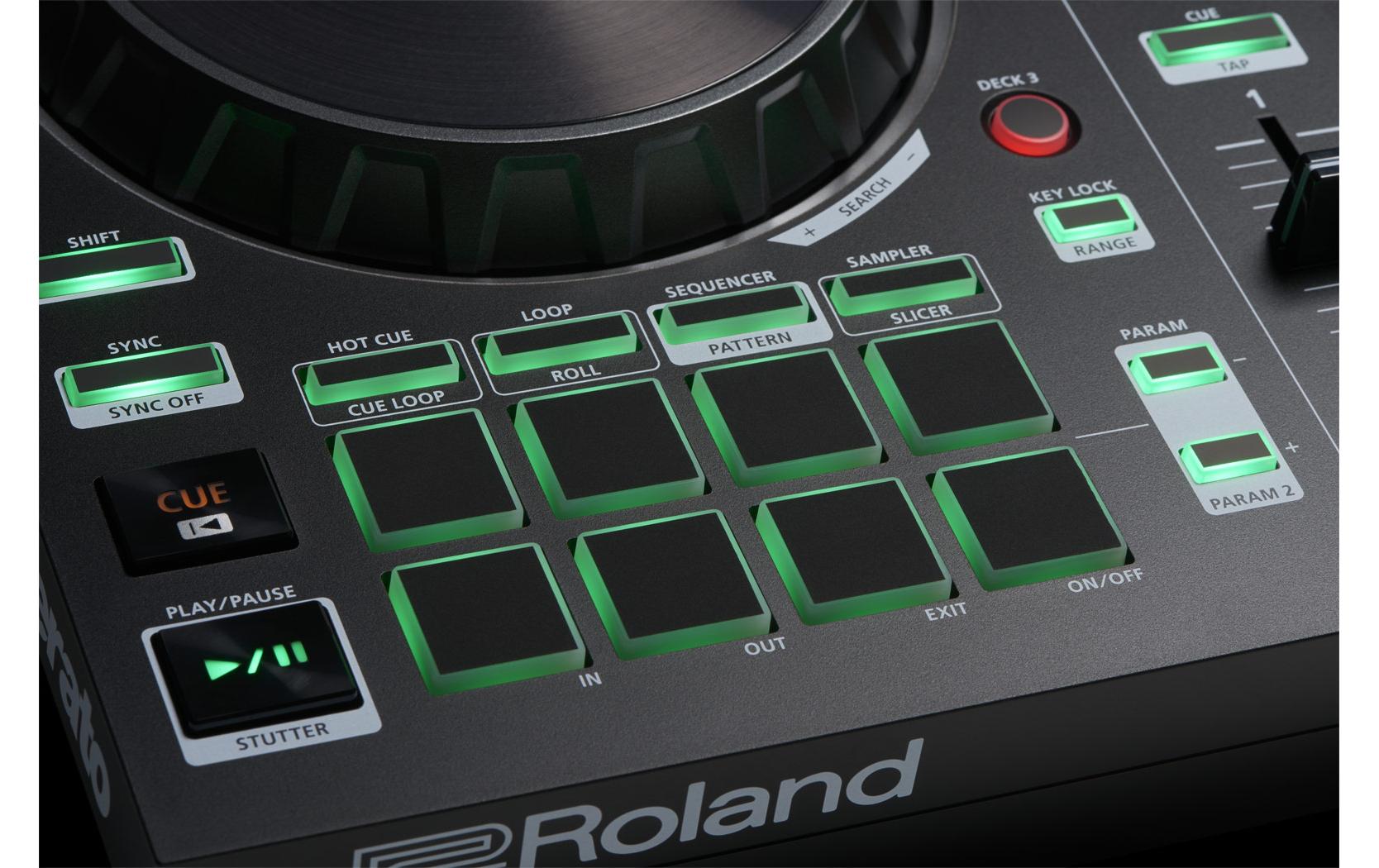 DJ-Controller DJ-202<br>Mixen, Scratchen, Sequencen. Einfach loslegen.